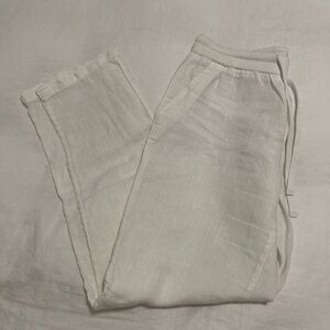 James Perse Linen Pants (Cropped)